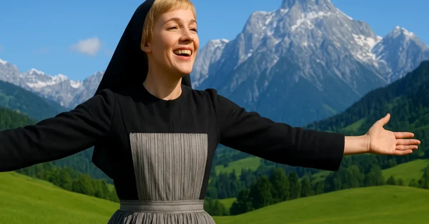 Noviça Rebelde Robert Wise Julie Andrews Von Trapp Áustria