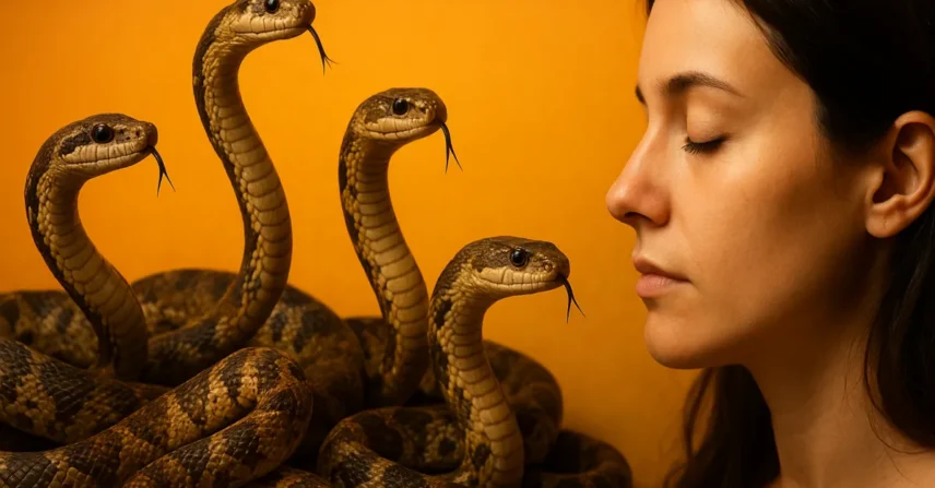 Sonhar com 5 cobras: alertas, instintos e interpretações