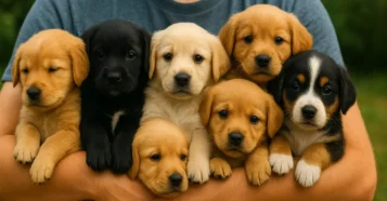 Sonhar com 8 filhotes de cachorro: alegria e proteção espiritual