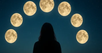 Sonhar com 9 luas: mistérios e vibrações espirituais