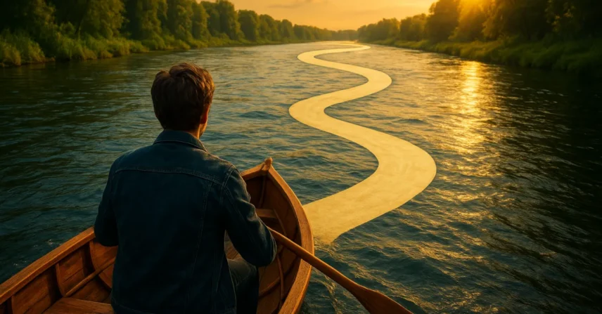 Sonhar navegando no rio: fluxo emocional e significados