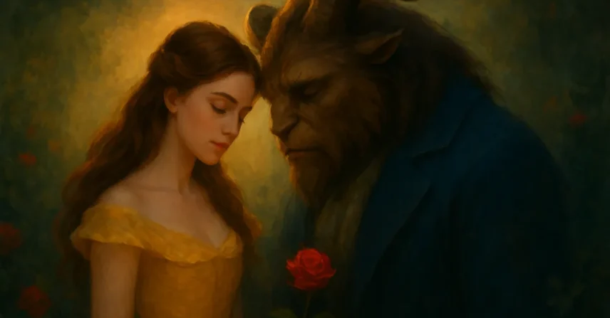 A Bela e a Fera: Watson e Stevens no live-action encantado.