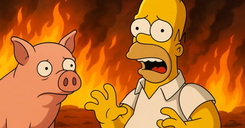 Os Simpsons: O Filme (2007): Homer, porco e a crise final da família!