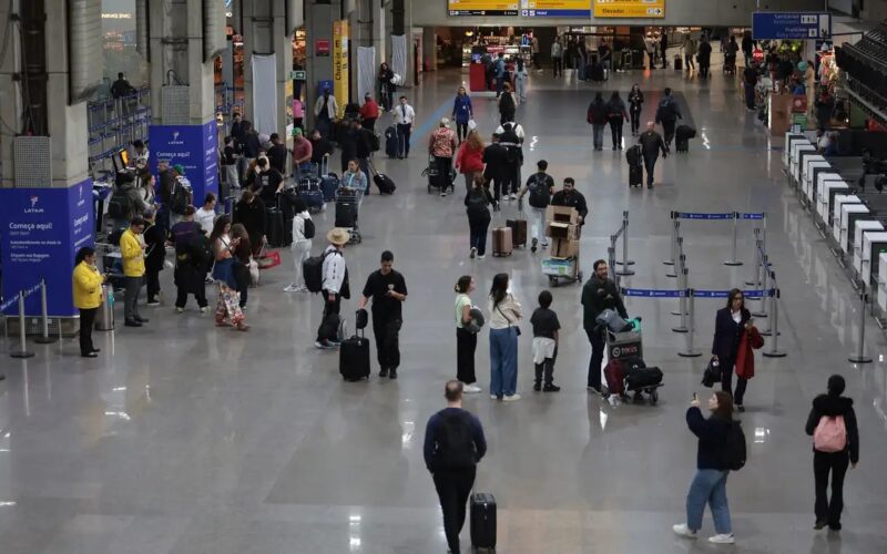 Aviação doméstica bate recorde: 25,2 milhões de passageiros