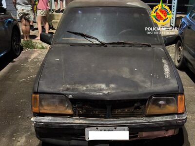 Homem usa guincho para furto e é preso no Núcleo Bandeirante