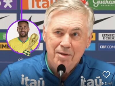 Neymar perde chance com Ancelotti ao evitar grama sintética