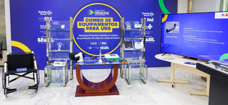 Saúde leva à Marcha dos Prefeitos combo de equipamentos para UBS