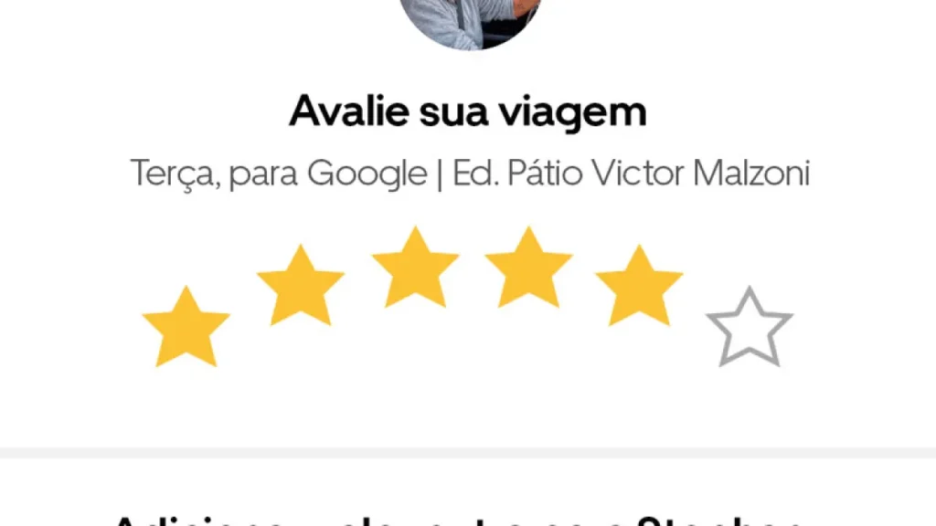 Uber libera 6 estrelas exclusivo no Brasil para o hexa